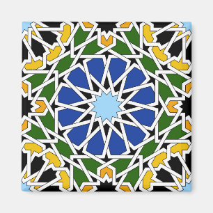 Moorish tile magnet