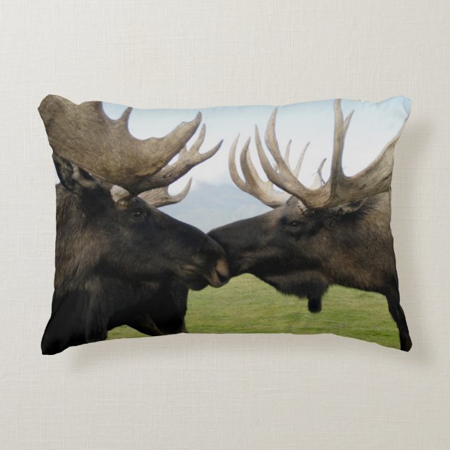 Moose Accent Pillow (Front)