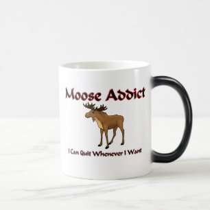 Moose Addict Magic Mug