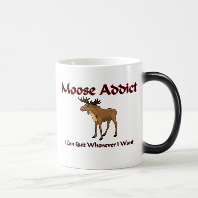 Moose Addict Magic Mug (Right)