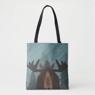 Moose Allover Tote Bag