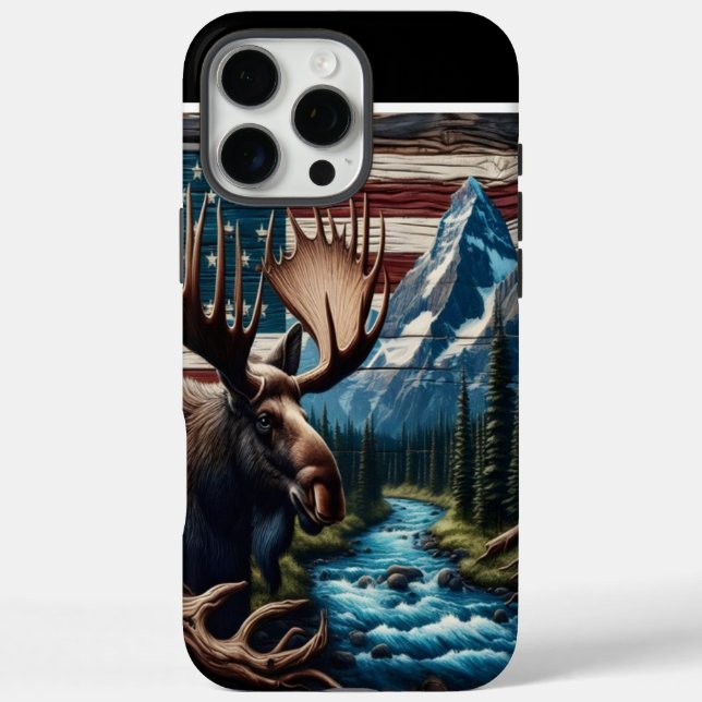 Moose And Mountain Creek Case-Mate iPhone Case (Back)
