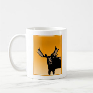 Moose at Sunset  - Original Wildlife Art Coffee Mug