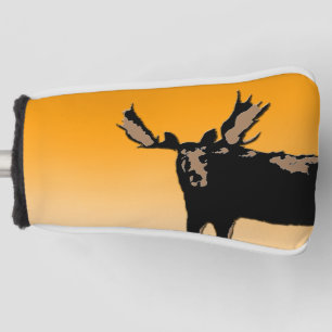 Moose at Sunset  - Original Wildlife Art Golf Head Cover