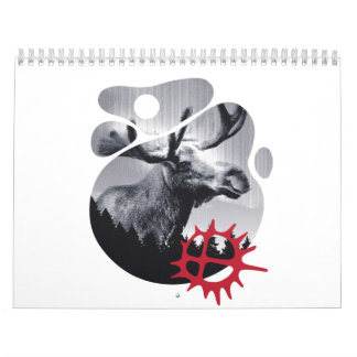 Moose Aurora Borealis   Calendar