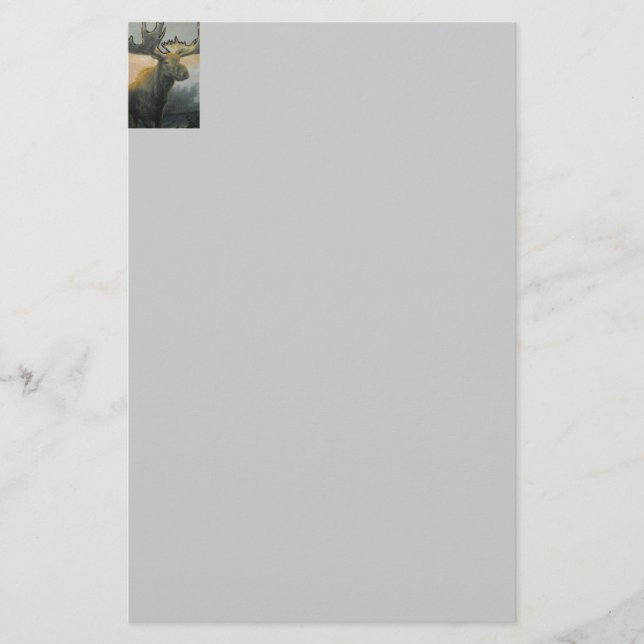 Moose Awakens Stationery (Front)