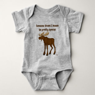 Moose - baby bodysuit