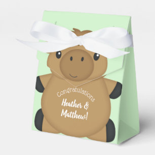 Moose Baby Shower Favor Box