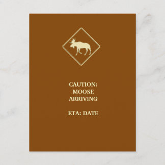 Moose Baby Shower Invitation