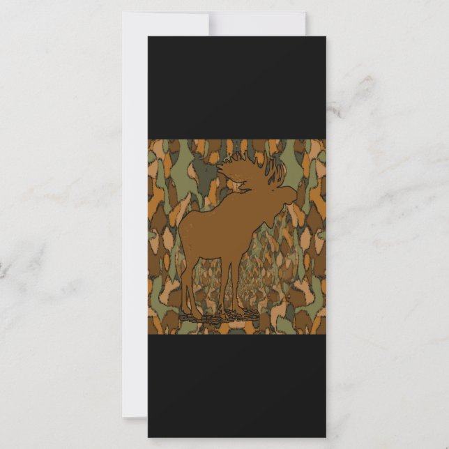 Moose Camouflage Gifts and Invitations (Front)