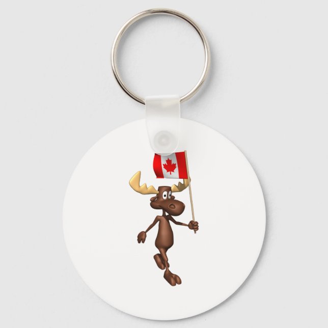 Moose Canada Keychain (Front)