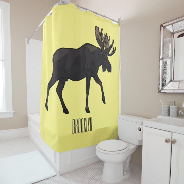 Moose cartoon illustration (In Situ)
