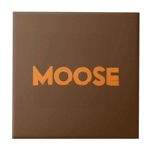 Moose Ceramic Tile (Front)