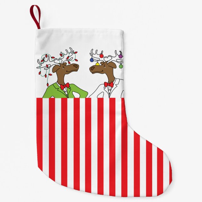 Moose Christmas Stocking (Front)