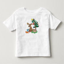 Moose Christmas T-shirt