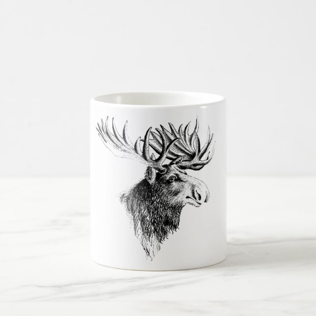 Moose Coffee Mug (Center)