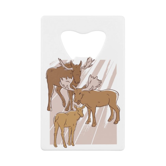 Moose Credit Card Bottle Opener (Front)