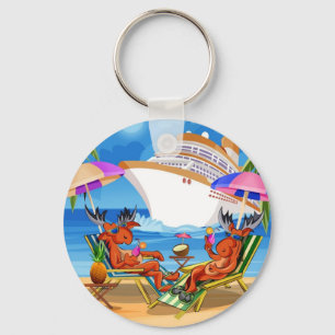 Moose Cruise Key Chain