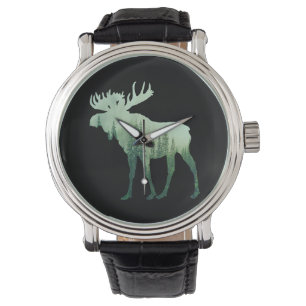 Moose Deer And Forest Nature Watch