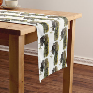 Moose Deer (Moose - Alces alces) by Audubon Medium Table Runner