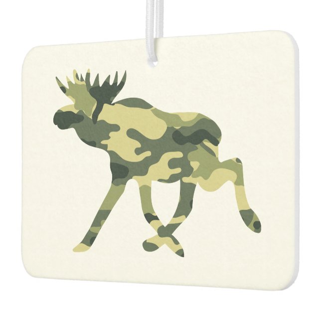 Moose / Elk Woodland Camouflage / Camo Air Freshener (Left)