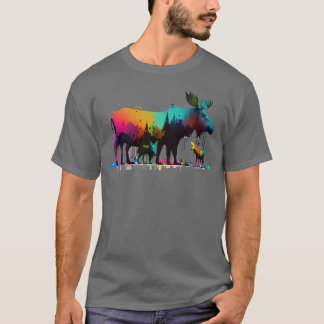 Moose Family T-Shirt