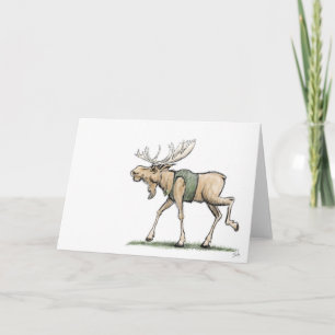 Moose Greeting Card