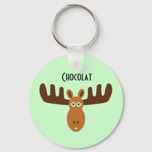 Moose Head_Chocolat Keychain