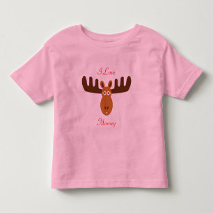 Moose Head_I Love Moosey Toddler T-shirt