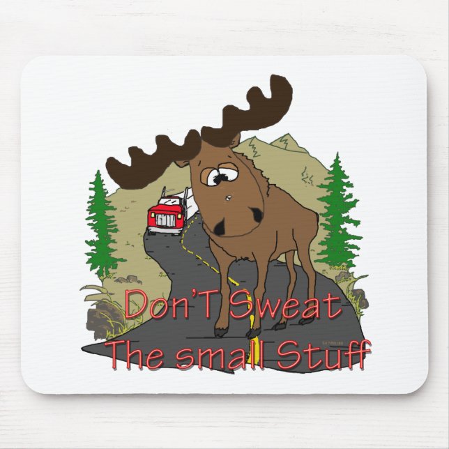 Moose humour mouse pad (Front)