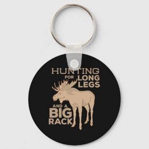 Moose Hunting Big Rack Bull Hunter Hunt Season T S Keychain