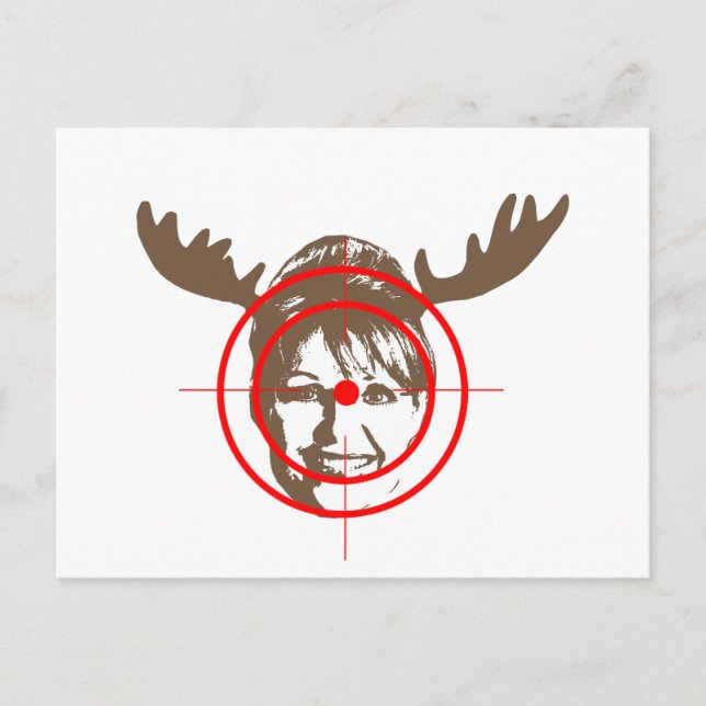 MOOSE HUNTING.png Postcard (Front)