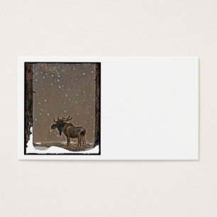 Moose in Snow