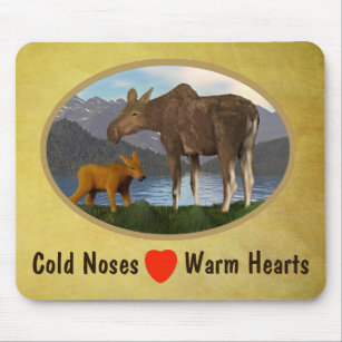 Moose in the Meadow Mouse Pad
