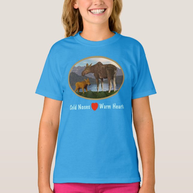 Moose in the Meadow T-Shirt (Front)