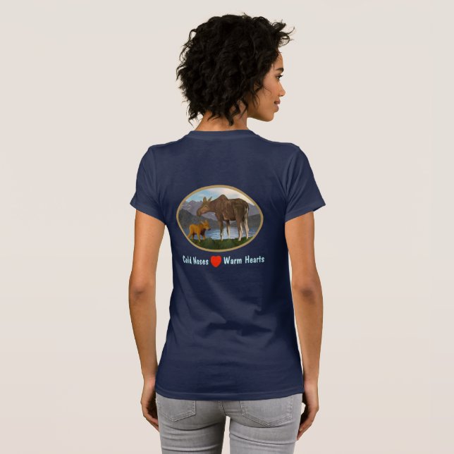Moose in the Meadow T-Shirt (Back Full)