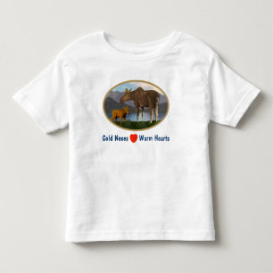 Moose in the Meadow Toddler T-shirt