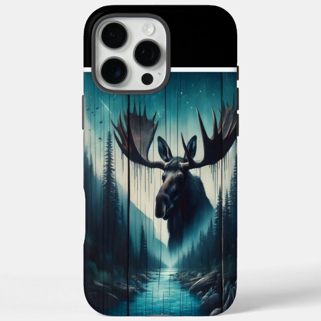 Moose In The Night Case-Mate iPhone Case (Back)