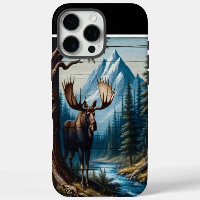 Moose In The Wilderness Case-Mate iPhone Case (Back)