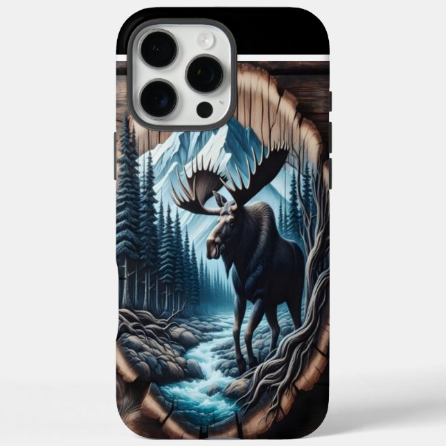 Moose In The Wilderness Case-Mate iPhone Case (Back)
