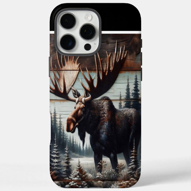 Moose In The Woods Case-Mate iPhone Case (Back)