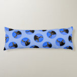 Moose in Winter  - Original Wildlife Art Body Pillow<br><div class="desc">Moose in Winter portrait,  original painting.   We specialize in cute and funny original art. Buy this for yourself or as a great gift for your Moose loving friends. Be creative - click on CUSTOMIZE to add/remove/change text,  resize the picture,  change colours or anything else the customization tool will allow!</div>