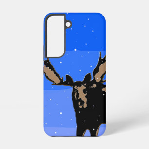 Moose in Winter - Original Wildlife Art Samsung Galaxy Case