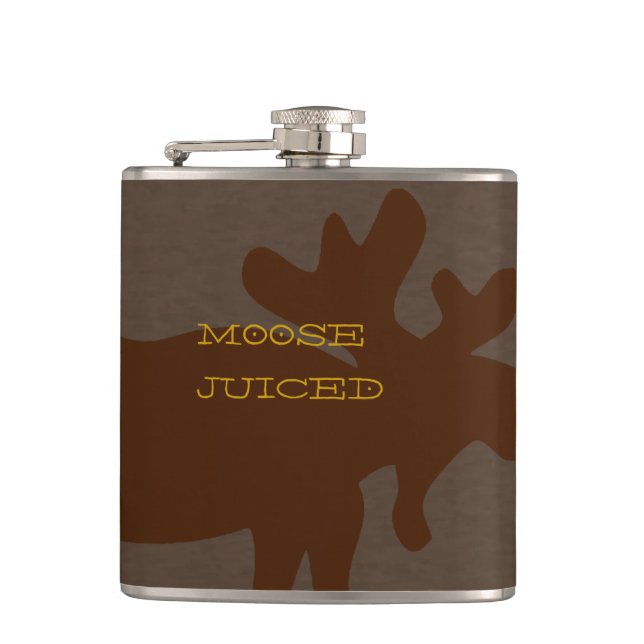 Moose Juiced Hip Flask (Front)