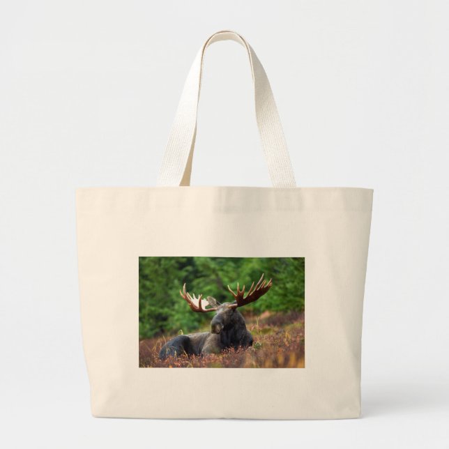 Moose Large Tote Bag (Front)