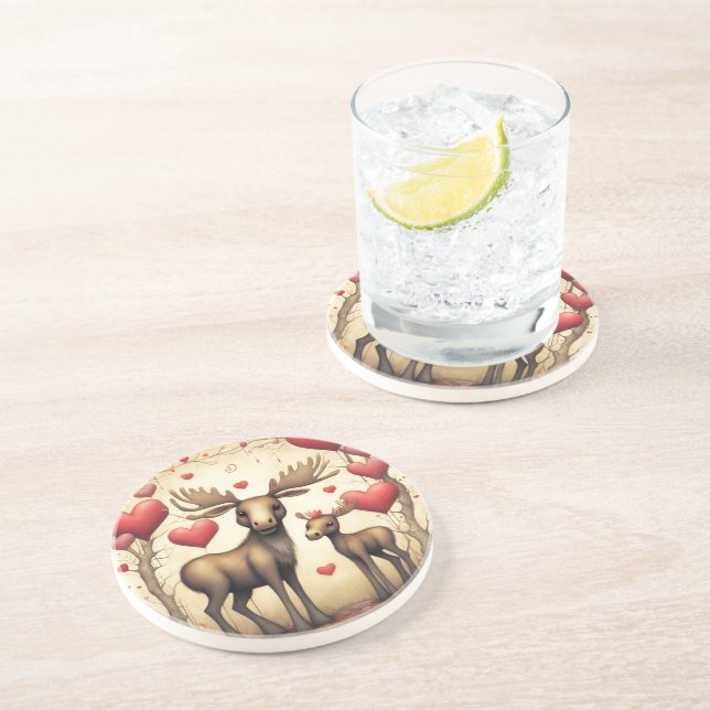 Moose Love 2 Coaster (Side)