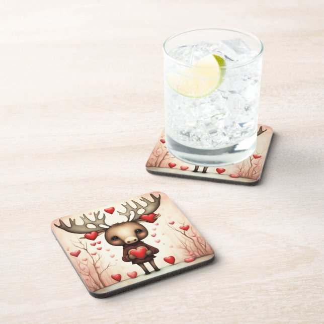 Moose Love 3 Coaster (Right Side)