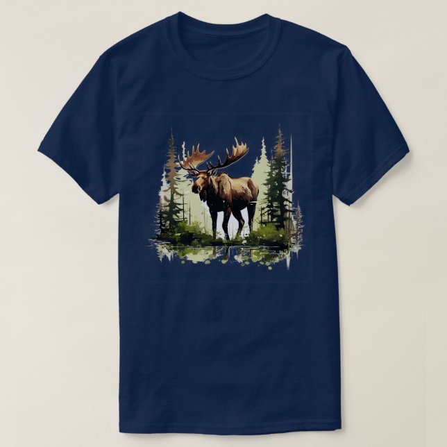 Moose Lover TShirt 5 (Design Front)