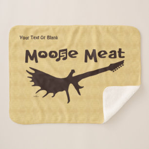 Moose Meat Rock Band Fleece Blanket