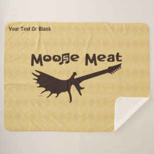 Moose Meat Rock Band Fleece Blanket